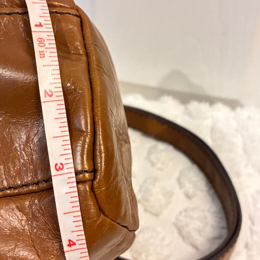 EUC Hobo International Sheila Satchel Cognac Brown Crossbody Handbag - Picture 10 of 10
